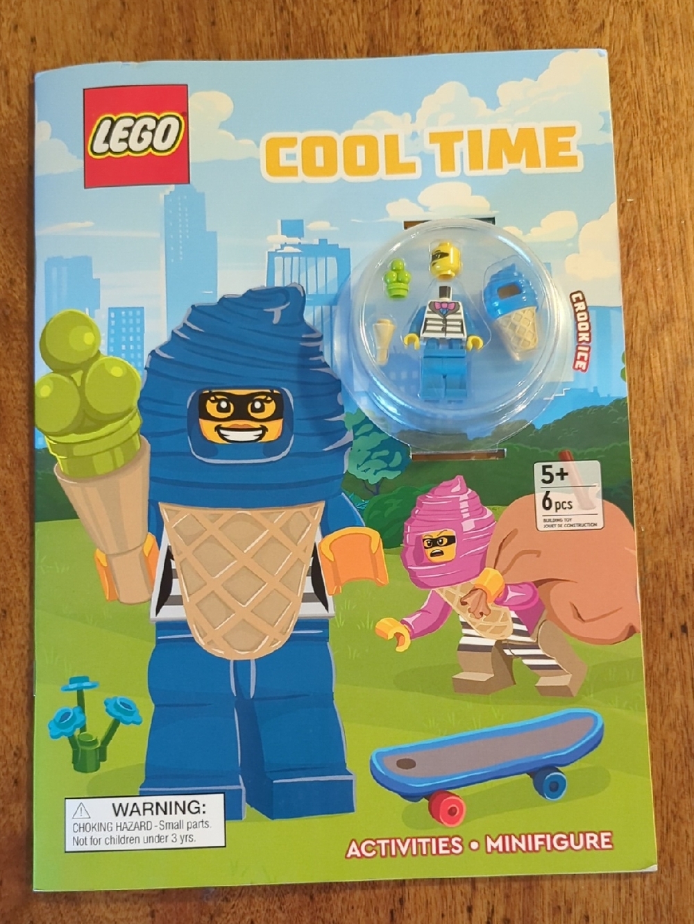 Lego Cool Time Activity book with Ice Cream Minifigure brand new